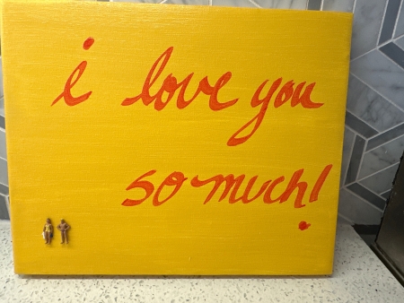 I love you so much ( yellow ) by artist Teresa Green